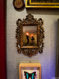 cadre décoratif gothique, cadre baroque, decoration witchy, spooky, halloween, sorcières, décoration murale, film d'horreur, magie, lune et soleil