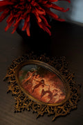 cadre décoratif gothique, cadre baroque, decoration witchy, spooky, halloween, sorcières, décoration murale, film d'horreur, magie, lune et soleil, féerique, princesse, romantasy, oeuvre d'art, fantasy, dragon